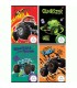 4 SZT. X ZESZYT A4 DO NAUKI PISANIA, 32 KARTKI, W TRZY LINIE, dla chłopca HOT WHEELS