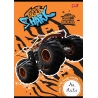 4 SZT. X ZESZYT A4 DO NAUKI PISANIA, 32 KARTKI, W TRZY LINIE, dla chłopca HOT WHEELS