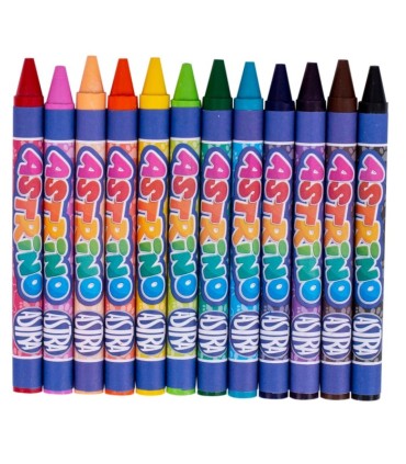 Kredki świecowe miękkie 12 kolorów ASTRA ASTRINO