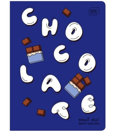 4 X ZESZYT A5, 32 KARTKI, KRATKA Z MARGINESEM, Z ZAPACHEM CZEKOLADY