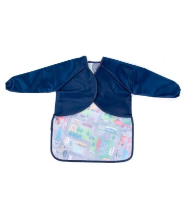 Fartuszek z rękawami ochronny do prac plastycznych dla chłopca KIDEA