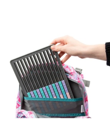 LICZYDŁO szkolne płaskie do nauki liczenia do plecaka 10 rzędów KIDEA