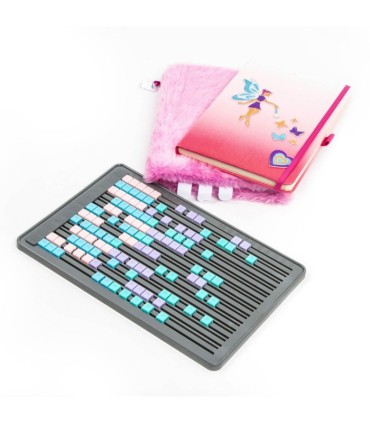 LICZYDŁO szkolne płaskie do nauki liczenia do plecaka 10 rzędów KIDEA