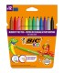 FLAMASTRY BIC KIDS KID COULEUR 12 KOLORÓW, MAZAKI