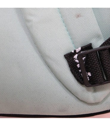 Lekki plecak młodzieżowy Paso BeUniq z łańcuszkiem, MIĘTOWY (gatunek 2, plamki, przebarwienia)