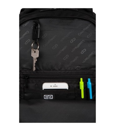 Dwukomorowy plecak szkolny CoolPack Break 30L Black