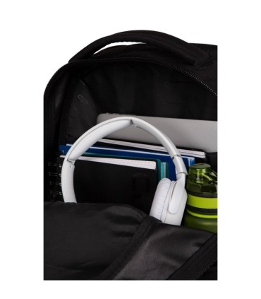 Dwukomorowy plecak szkolny CoolPack Break 30L Black