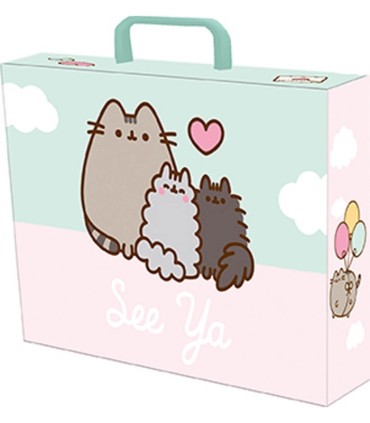 TECZKA Z RĄCZKĄ A4 XL PUSHEEN, ST.MAJEWSKI, kot, kotek