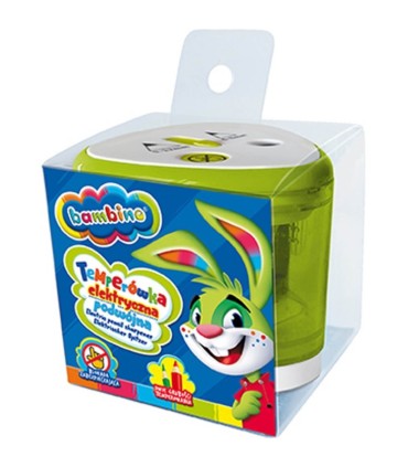 TEMPERÓWKA ELEKTRYCZNA AUTOMATYCZNA PODWÓJNA do różnych grubości kredek BAMBINO