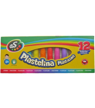 Plastelina 12 kolorów, As Astra