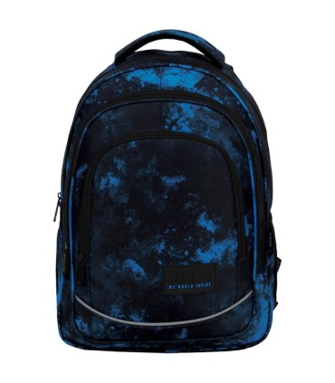Plecak szkolny trzykomorowy Derform BACKUP model X Ocean Deep