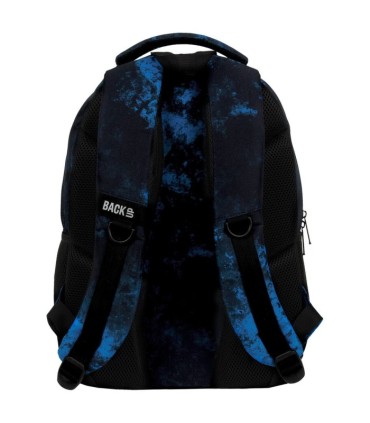 Plecak szkolny trzykomorowy Derform BACKUP model X Ocean Deep