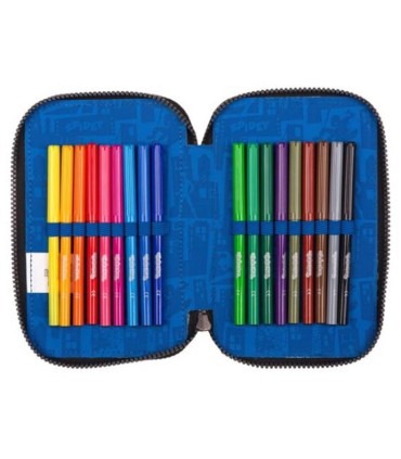 PIÓRNIK POTRÓJNY Z WYPOSAŻENIEM COOLPACK JUMPER 3 SPIDERMAN