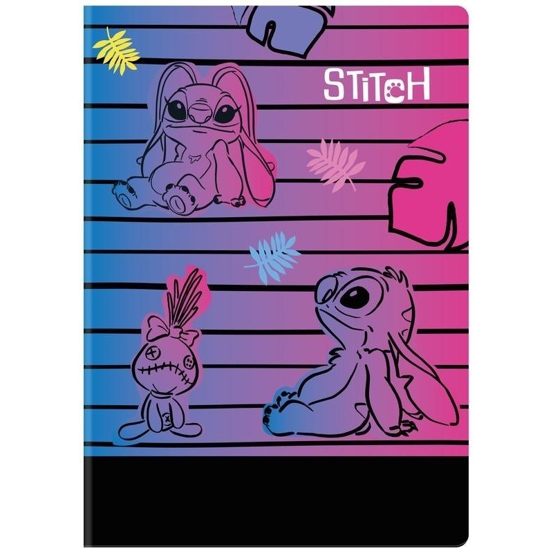 6 X ZESZYT A5 60 KARTEK STITCH: 3x LINIA + 3x KRATKA, KAŻDY INNY