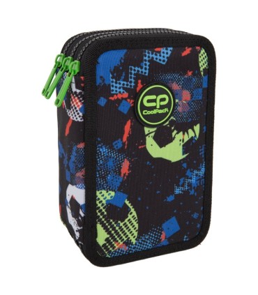 PIÓRNIK POTRÓJNY Z WYPOSAŻENIEM COOLPACK JUMPER 3, FOOTBALL, PIŁKA NOŻNA