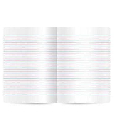 4 SZT. X ZESZYT A5, 32 KARTKI, W TRZY LINIE, STITCH, UNIPAP KAŻDY INNY