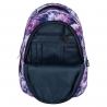 Plecak szkolny 26 L trzykomorowy Derform BACKUP model O VIOLET BLOOM