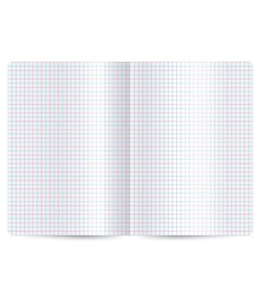 4X ZESZYT A5 DLA DZIEWCZYNKI, 16 KARTEK, KRATKA, ŚCIĄGI,  INTERDRUK