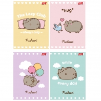 4 X ZESZYT A5, 32 KARTKI, LINIA z MARGINESEM, PUSHEEN KOTEK KOT