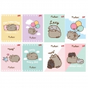 8X ZESZYT A5, 32 KARTKI, TRZY LINIA, PUSHEEN KOTEK KOT, KAŻDY INNY