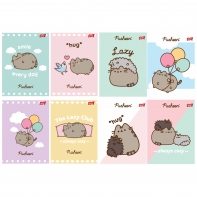 8 X ZESZYT A5, 32 KARTKI, KRATKA, PUSHEEN KOTEK KOT, KAŻDY INNY