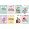 8 X ZESZYT A5, 32 KARTKI, KRATKA, PUSHEEN KOTEK KOT, KAŻDY INNY