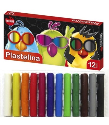 Zestaw 2x plastelina MONA, 12 kolorów, St. Majewski
