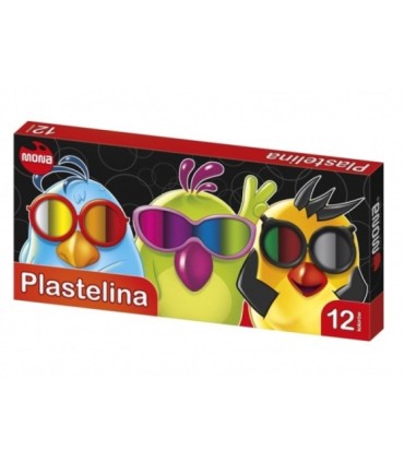 Zestaw 2x plastelina MONA, 12 kolorów, St. Majewski