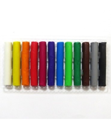 Zestaw 2x plastelina MONA, 12 kolorów, St. Majewski