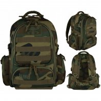 PLECAK SZKOLNY 4-KOMOROWY 30 L MAJEWSKI ST.RIGHT MILITARY WOODLAND MORO CAMO