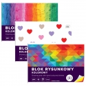 3 SZT. X BLOK RYSUNKOWY KOLOROWY, A4, 10 KARTEK, 80g, INTERDRUK