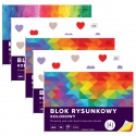 5 SZT. X BLOK RYSUNKOWY KOLOROWY, A4, 10 KARTEK, 80g, INTERDRUK