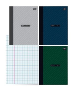 3X ZESZYT A4, 60 KARTEK, KRATKA Z MARGINESEM, OFFICE, INTERDRUK