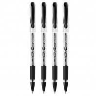 4 SZT. X DŁUGOPIS ŻELOWY BIC GEL-OCITY STIC CIENKA KOŃCÓWKA 0,5MM, CZARNY