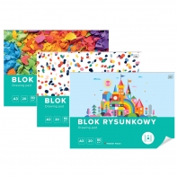 3 SZT. X BLOK RYSUNKOWY INTERDRUK A3 20 kartek, 80g