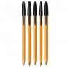 5 SZT x DŁUGOPIS BIUROWY ZE SKUWKĄ BIC ORANGE ORIGINAL FINE 0,8 MM, CZARNY