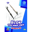 Blok techniczny Astra A4 170g/m2 10 arkuszy