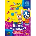  Blok techniczny kolorowy ASTRINO ASTRA 10 kartek A4
