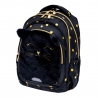  Plecak szkolny trzykomorowy ASTRABAG FLUFFY KITTY BLACK kot z pluszu