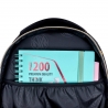  Plecak szkolny trzykomorowy ASTRABAG FLUFFY KITTY BLACK kot z pluszu