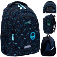  Plecak szkolny 20L trzykomorowy AB330 ASTRABAG NEON UFO