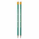 2 x ołówek hb/2 BIC evolution original z gumką, wykonany z żywicy bezdrzewnej