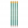4 x ołówek hb/2 BIC evolution original z gumką, wykonany z żywicy bezdrzewnej