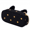Usztywniany piórnik saszetka ASTRABAG FLUFFY KITTY BLACK kot z pluszu