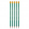 5 x ołówek hb/2 BIC evolution original z gumką, wykonany z żywicy bezdrzewnej