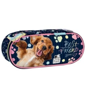 Piórnik saszetka usztywniona Derform Cleo&Frank piesek golden RETRIVER