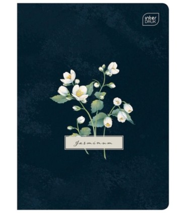 4 X ZESZYT A5, 60 KARTEK, LINIA Z MARGINESEM, DLA DZIEWCZYNY W KWIATY, INTERDRUK