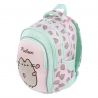 PLECAK SZKOLNY 4-KOMORY 22L ST.MAJEWSKI BP58 PUSHEEN PINK kotek