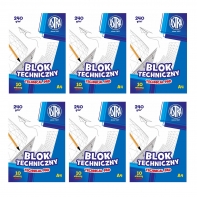 Blok techniczny Astra A4 240g/m2 10 arkuszy