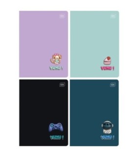 4 X ZESZYT A5, 32 KARTKI, W TRZY LINIE, INTERDRUK YUHU